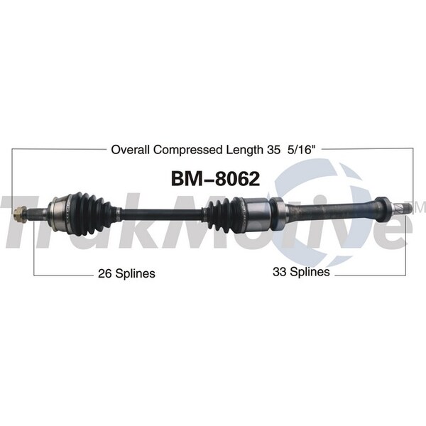 Surtrack Axle Cv Axle Shaft, Bm-8062 BM-8062 - main